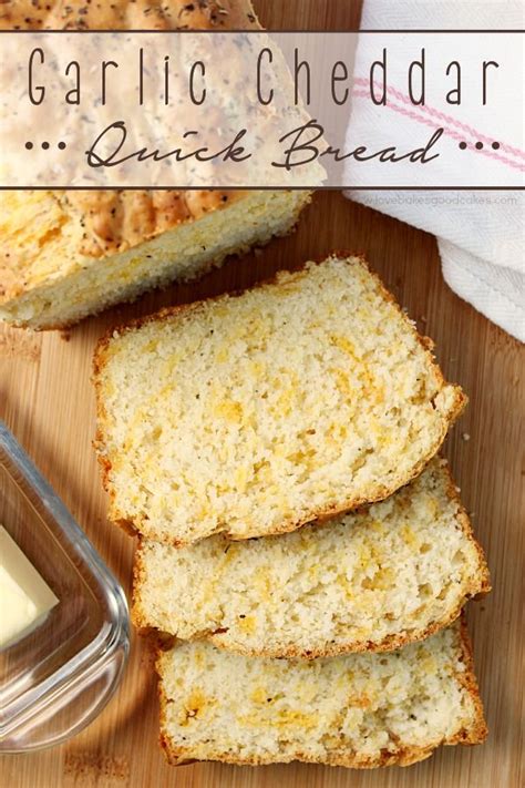 Garlic Cheddar Quick Bread Quick Bread Recipes Garlic Cheddar Quick
