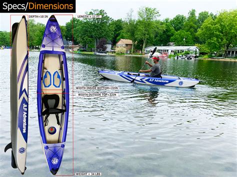 Foldable And Inflatable Paddle Board And Blow Up 2 Person Kayak Bliss