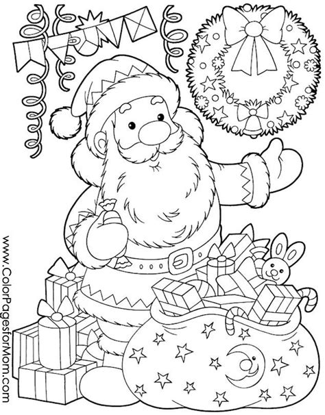Santa Claus Coloring Page Free Christmas Coloring Pages Printable