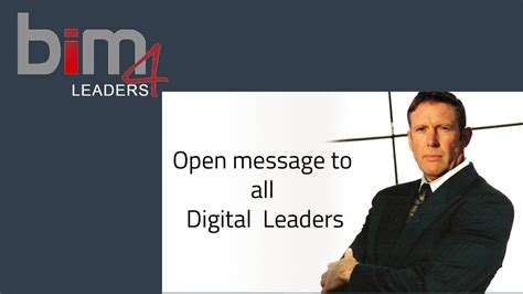 Open Message To All Digital Leaders Youtube