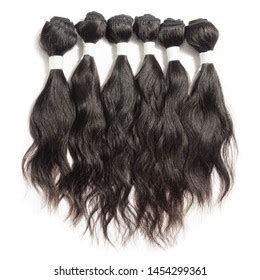 Black Human Hair Weave Extensions Bundles Stock Photo Shutterstock
