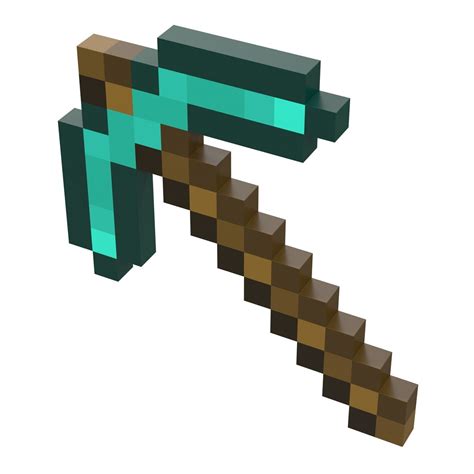 Diamond Pickaxe Minecraft 3d