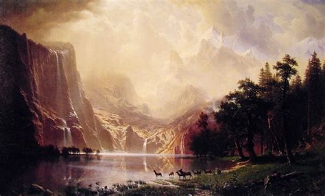 Among The Sierra Nevada Mountains — Albert Redirect Bierstadt
