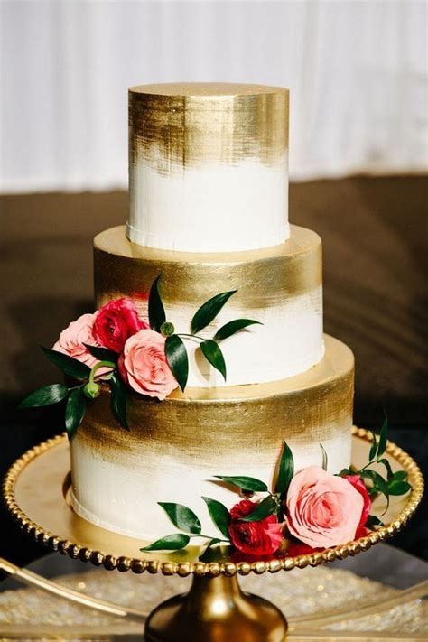 20 Simple Elegant Vintage Wedding Cakes Roses And Rings