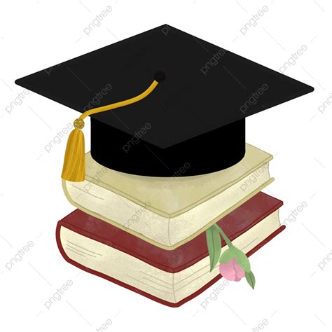 รูปหมวกรับปริญญา Png การสำเร็จการศึกษา ปริญญาตรี หนังสือภาพ Png และ