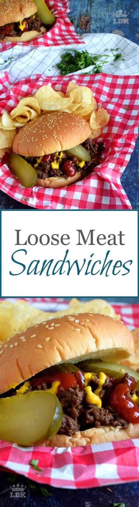 Cook beef until no longer pink; Loose Meat Sandwiches - Lord Byron's Kitchen | Loose meat ...