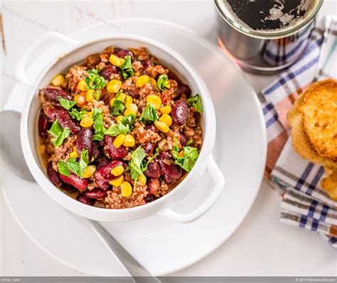 Chili With Beef And Beans Recipe