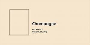 Champagne Color Chart