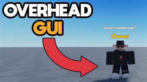 How To Make An Overhead Gui On Roblox Youtube