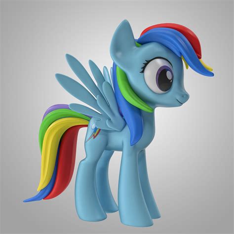 My Little Pony Rainbow Dash 3d Model 39 Fbx Obj Max Free3d
