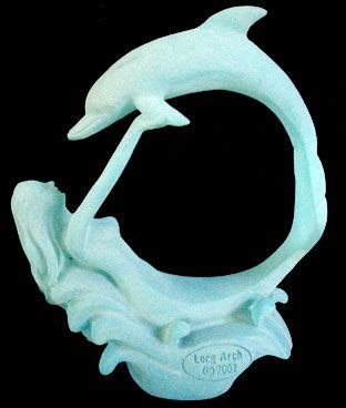Playing Mermaid Dolphin NeoLucite Sculpture Dolphins Sculpture Dolphin Decor
