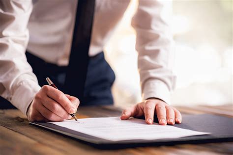 Signing Official Document Stock Photo Download Image Now Istock