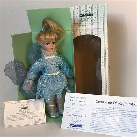 Vintage Tinkerbell Doll Fairy Tale Figurine By Seymore Mann Porcelain