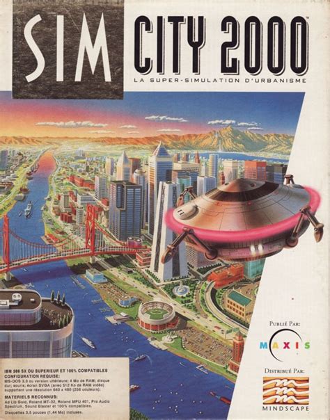 Simcity 2000 1993 Dos Box Cover Art Mobygames