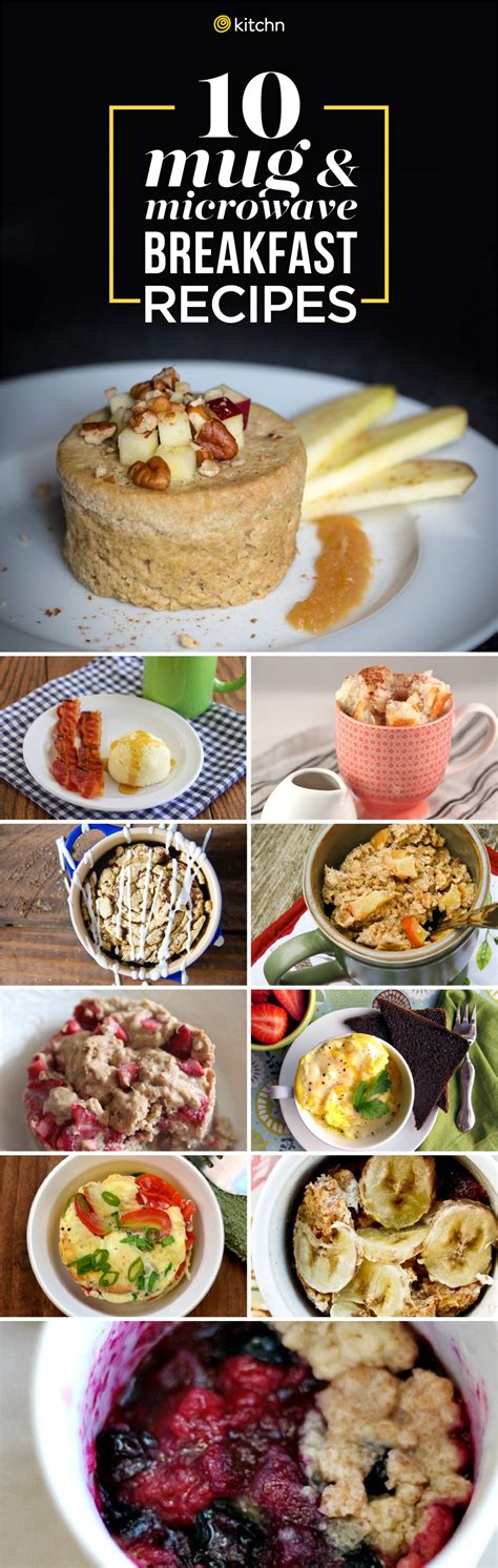 Microwaves aren't just for popcorn and looking to slim down and improve your health? 10 Breakfast Recipes You Can Make in a Mug in the Microwave | Food recipes, Microwave breakfast ...