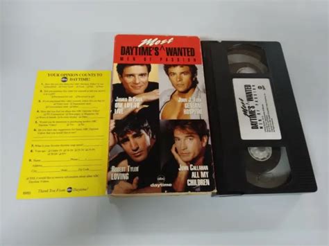 Abc Daytimes Most Wanted Men Of Passion Vhs 1994 699 Picclick