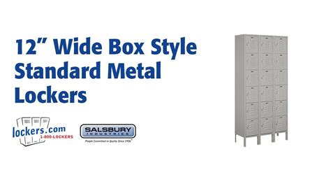 12 Wide Box Style Standard Metal Lockers Youtube