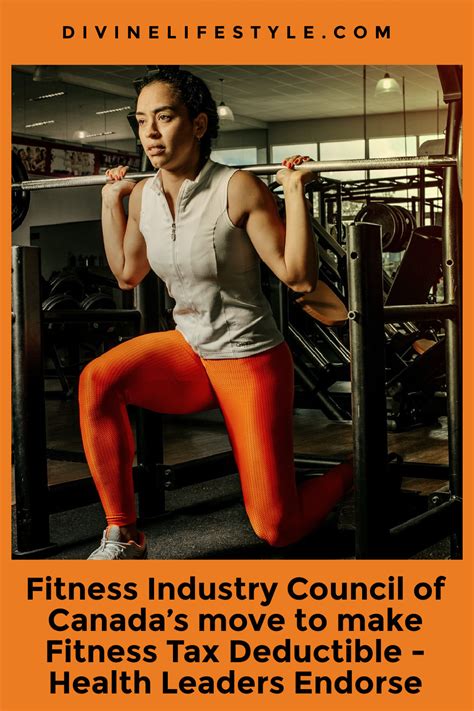 Fitness Industry Council Of Canadas Move To Make Fitness Tax Deductible