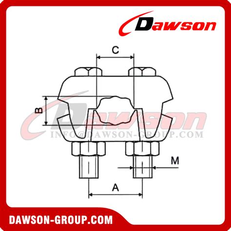 Galvanized Deka Wire Rope Clips Electric Galvanized Short Jaw