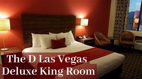 The D Hotel Las Vegas Deluxe King Room Youtube