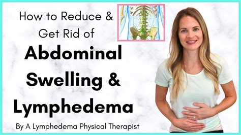 Abdominal Lymphedema And Swelling In The Stomach Treatment By A Lymphedema Physical Therapist