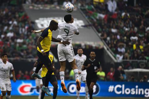 Ecuador empató ante México en su segundo partido amistoso La Marea