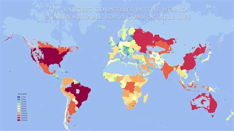 What Is The Largest Country In The World Based On The Most Suitable