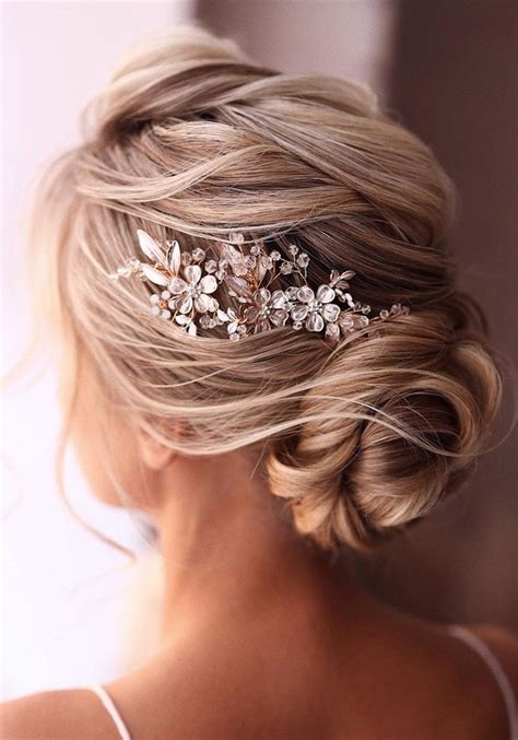 20 classic low bun wedding updo hairstyles from tonyastylist