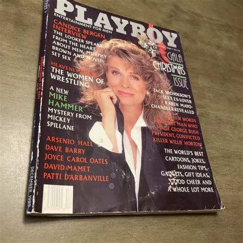 Playboy December Candice Bergen Petra Verkaik Trudy Adams Magazine