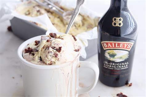 Baileys Irish Cream And Brownie Swirl Ice Cream The Sweet And Simple