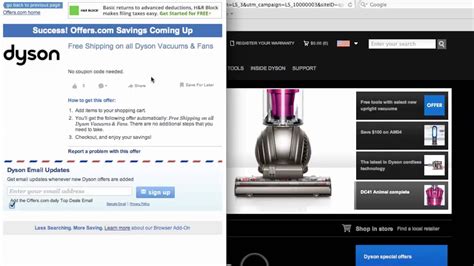 We'll keep this list updated so that you can view it on the go. Dyson Coupon Code 2013 - How to use Promo Codes and Coupons for Dyson.com - YouTube