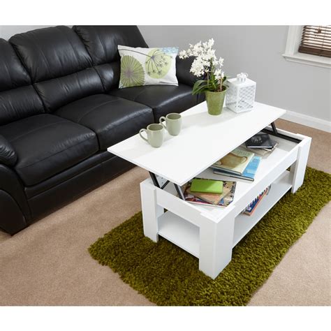 Alibaba.com adds glamor to your furniture with designer & luxurious white coffee table. Budget Lift Up Coffee Table White 1 Shelf - Buy Online at ...