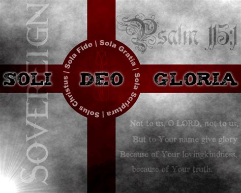 Soli Deo Gloria More Than A Phrase Servants Of Grace