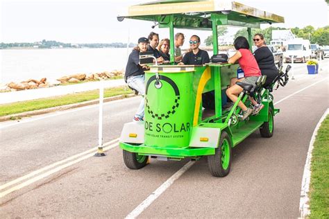 2023 Halifax Pedal Pub Crawl Along The Waterfront On A Solar Powered
