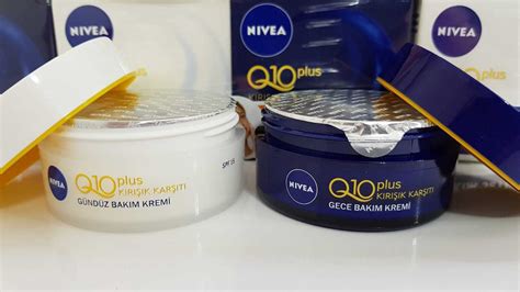 Nivea Q10 Plus Anti Wrinkle Anti Aging Day And Night Cream 50ml Set Free