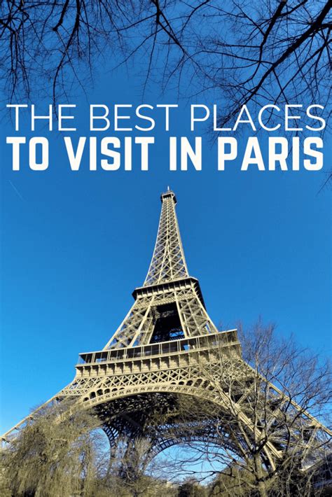 Diy The Best Places To Visit In Paris A Broken Backpack