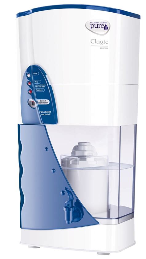 Choose from wide range of latest water purifier, compare full specs and read expert reviews. Buy Pureit Classic 23 Liters Water Purifier Online at Low ...