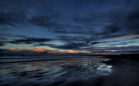 Nature Landscape Sea Waves Clouds Wallpapers Hd Desktop And