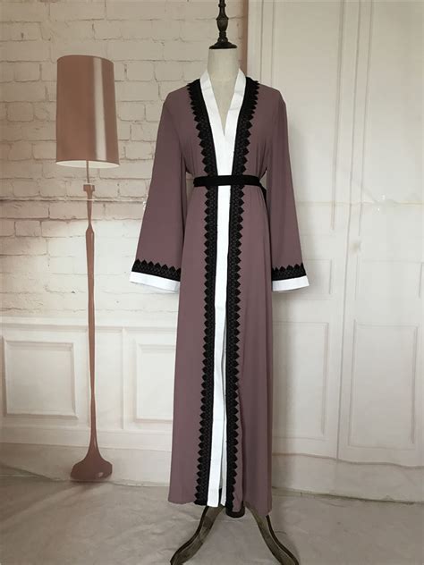 2018 Polyester Muslim Abaya Islamic Women Wear Abaya Arabie Long Arab