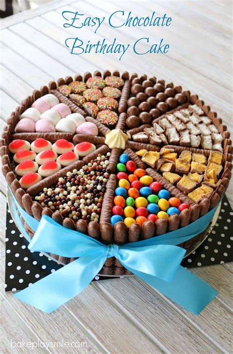 Easy chocolate birthday cake ideas. Easy Chocolate Birthday Cake (lollies, chocolates & more ...