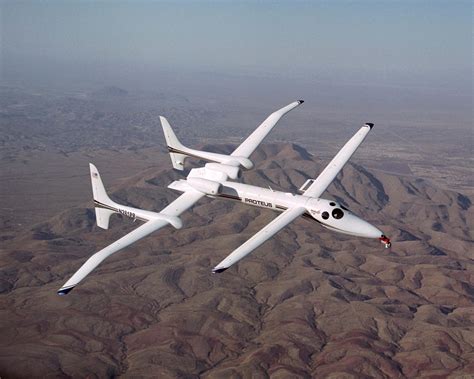 Scaled Composites Proteus Tandem Wing Aircraft Photos