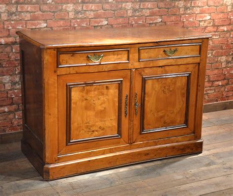 Antique Sideboard Continental Elm Buffet Country Cupboard Cabinet C19th