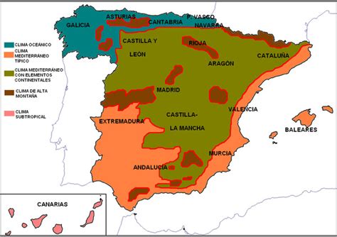 Mapas Climáticos De España