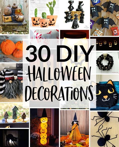 30 Diy Halloween Decorations Scratch And Stitch