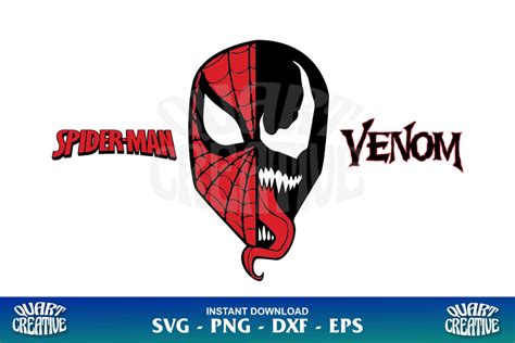 Spiderman Venom SVG - Gravectory | Spiderman, Venom, Wolf silhouette