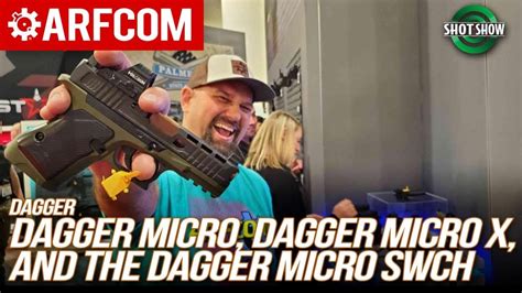 palmetto state armory dagger comp micro micro x dagger swch shotshow 2023 youtube