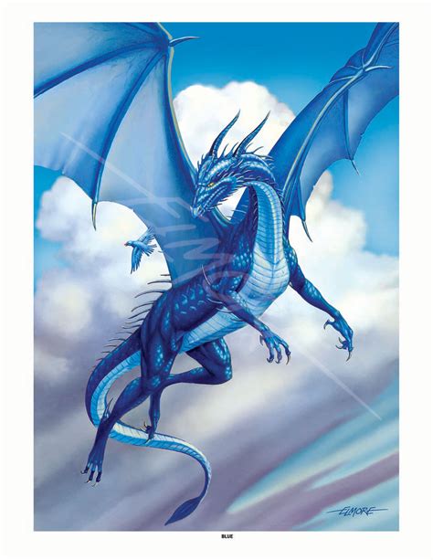Larry Elmore · Blue Dragon