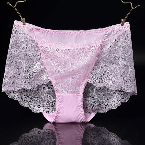 Sexy Underpant High Waisted Lace Panties See Through Panties For Women Underpant