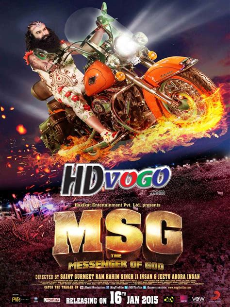 Watch online movies is my hobby and i daily watch 1 or 2 movies online and specially the indian movies on their release day i'm always watch on different websites in cam print but i always use google search to find the movies,then i decide that i make a platform for users where they can see hd/dvd. MSG The Messenger Of God 2015 in HD Hindi Full Movie