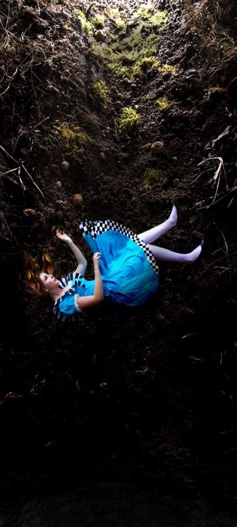 Alice In Wonderland Photo Shoot Falling Down The Rabbit Hole Disney Photography Figurative